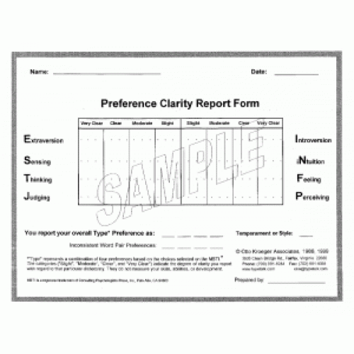 MBTI® Form M Report Form – OKA Version